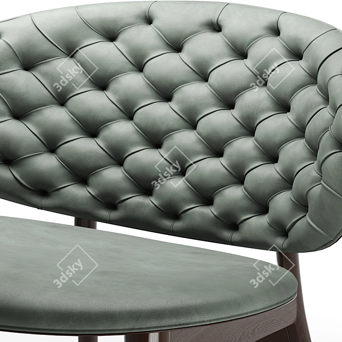 Baxter Dalma Armchair in Materials 3D model image 5