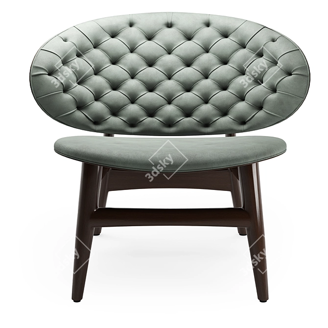 Baxter Dalma Armchair in Materials 3D model image 12