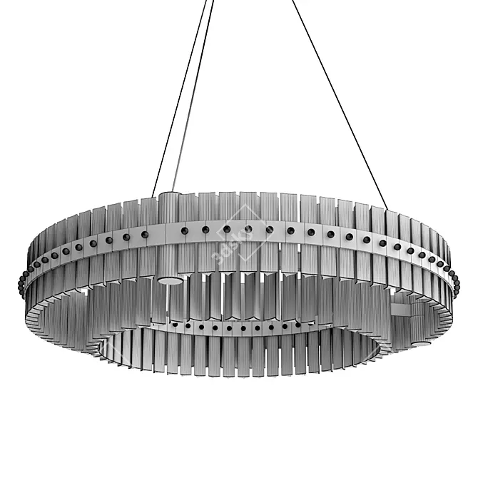 Corona Plustra Chandelier 100cm Diameter 3D model image 3