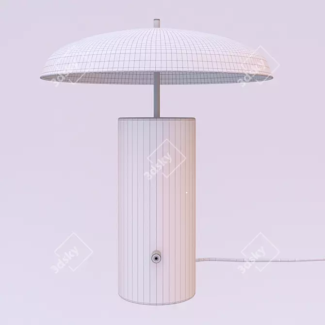 Vibrant Paradise Table Lamp 3D model image 2