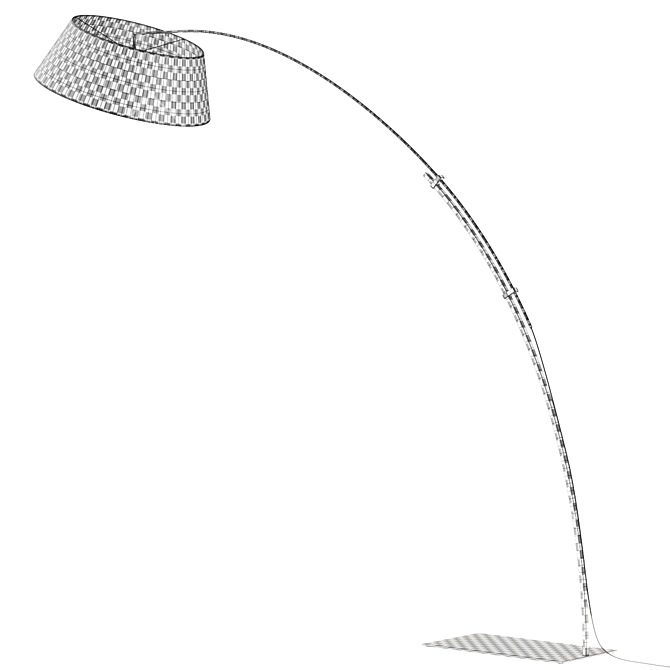 Modular Contemporary Floor Lamp 3D model image 4