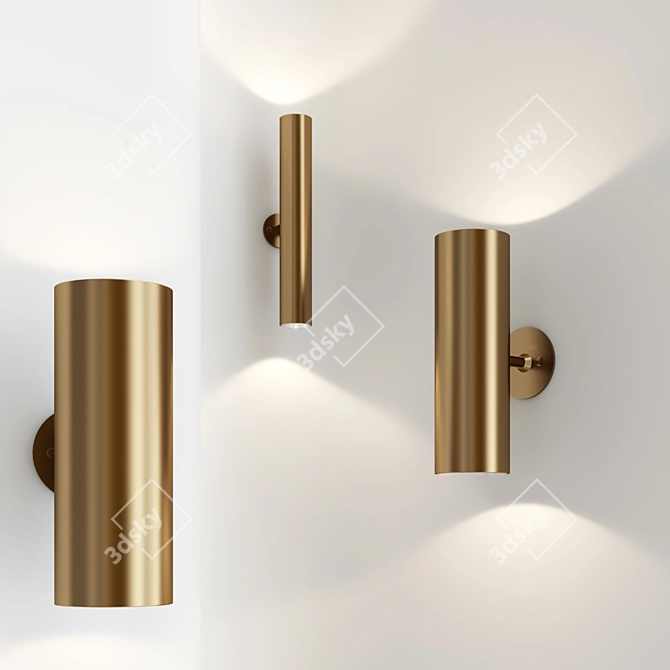 Cilindro Wall Light Collection by Marco Pollice 3D model image 2