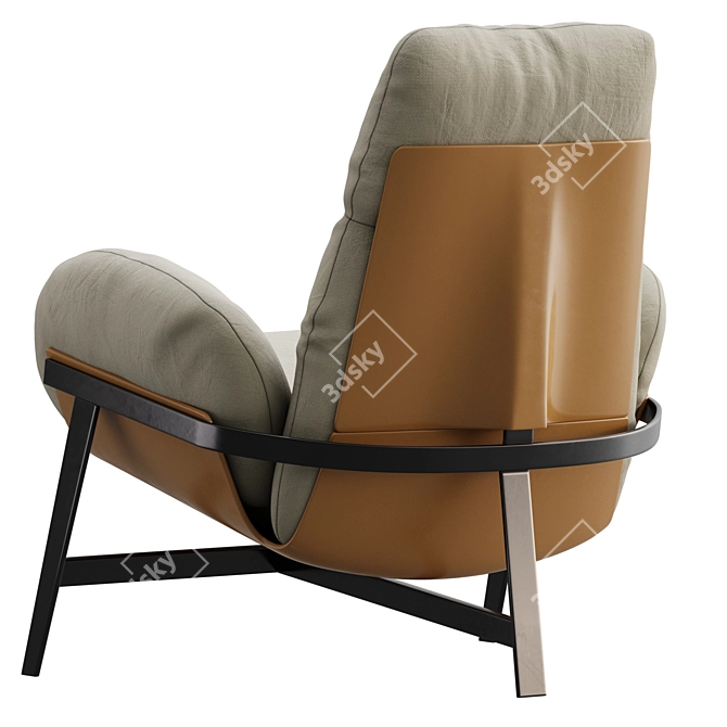 Modern Design Jupiter Chair by Arketipo 3D model image 2