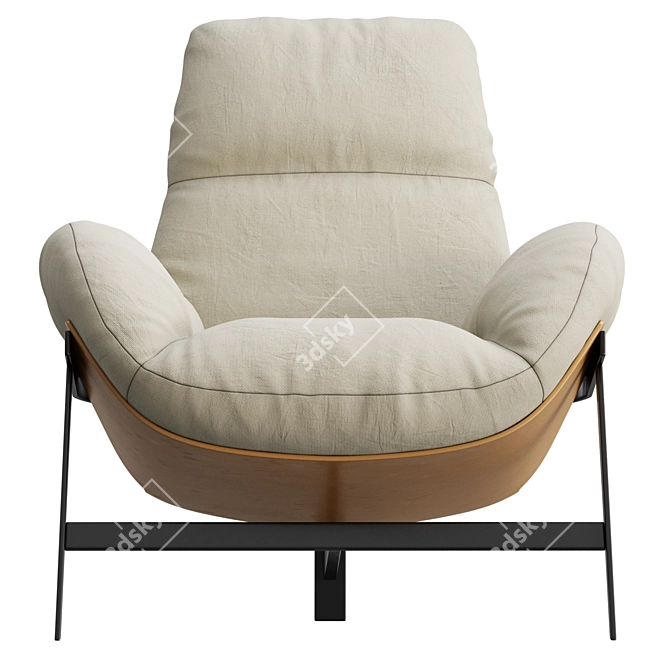 Modern Design Jupiter Chair by Arketipo 3D model image 3