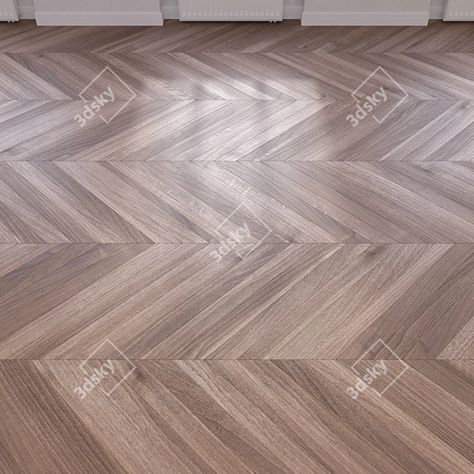 Premium 3D Wood Flooring Model 3D model image 3