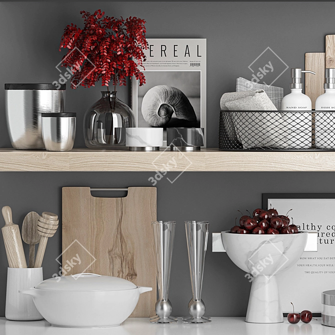 3D Kitchen Accessories 2014 Symbols 3D model image 2