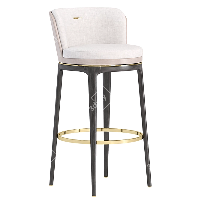 Modern Bar Stool Hiks Set 3D model image 1