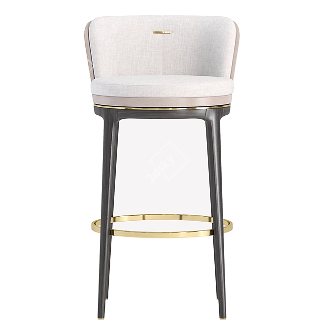 Modern Bar Stool Hiks Set 3D model image 2