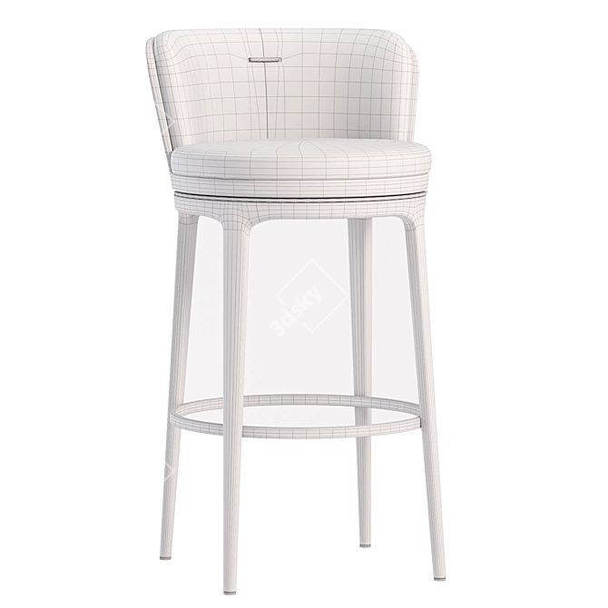 Modern Bar Stool Hiks Set 3D model image 4