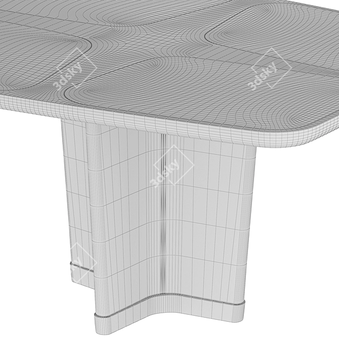 Luxury Giorgetti Bigwig Designer Table 3D model image 6