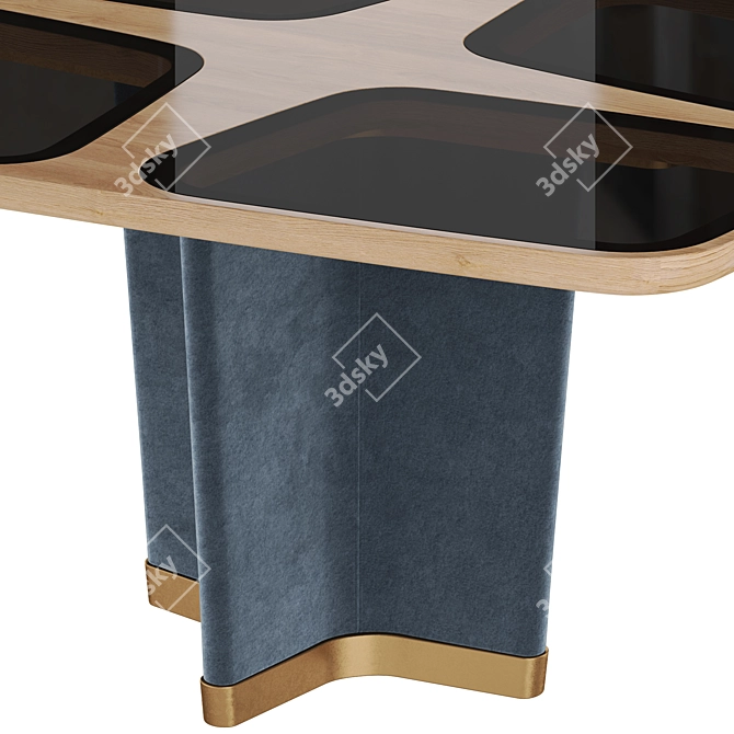 Italian Designer Giorgetti Bigwig Desk 3D model image 3