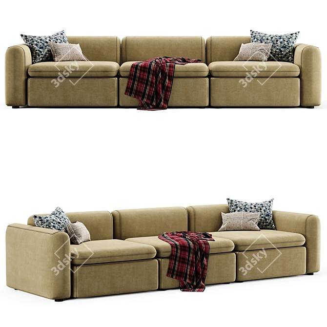 Botero Sofa: Casamilano 2015 Edition 3D model image 1