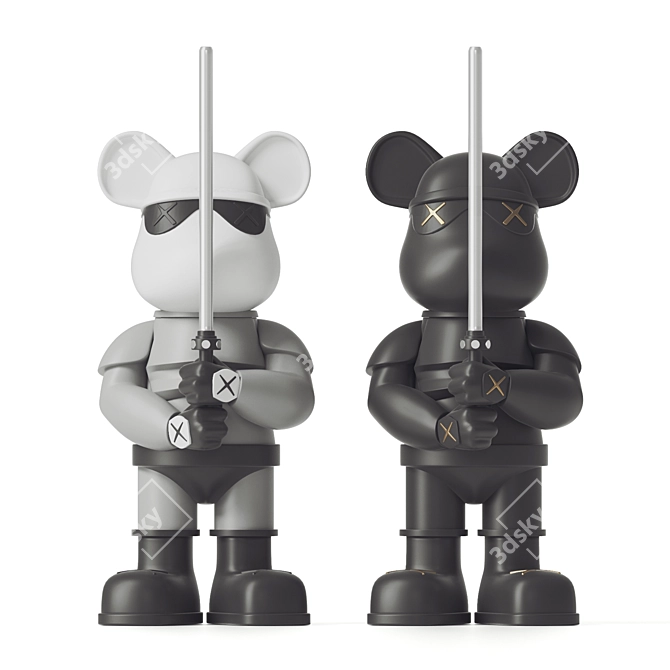 Bearbrick 3D Model Vray Download 3D model image 1