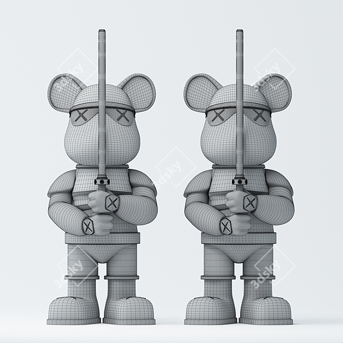 Bearbrick 3D Model Vray Download 3D model image 2