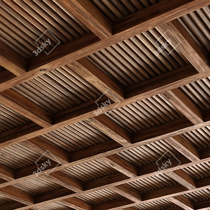 Vertex Ceiling Beam 3D Model 3D model image 2