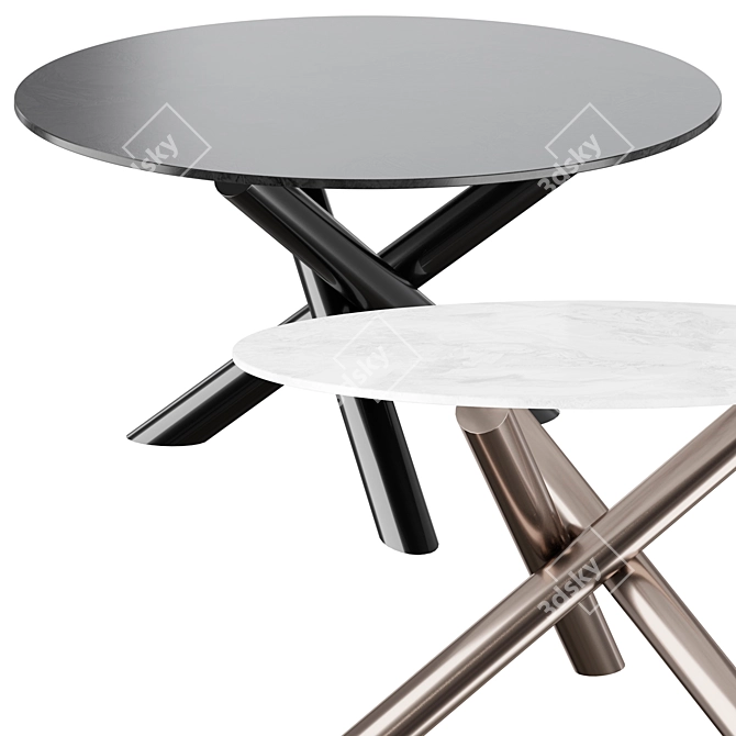 Elegant Minotti Outdoor Dining Table 3D model image 1