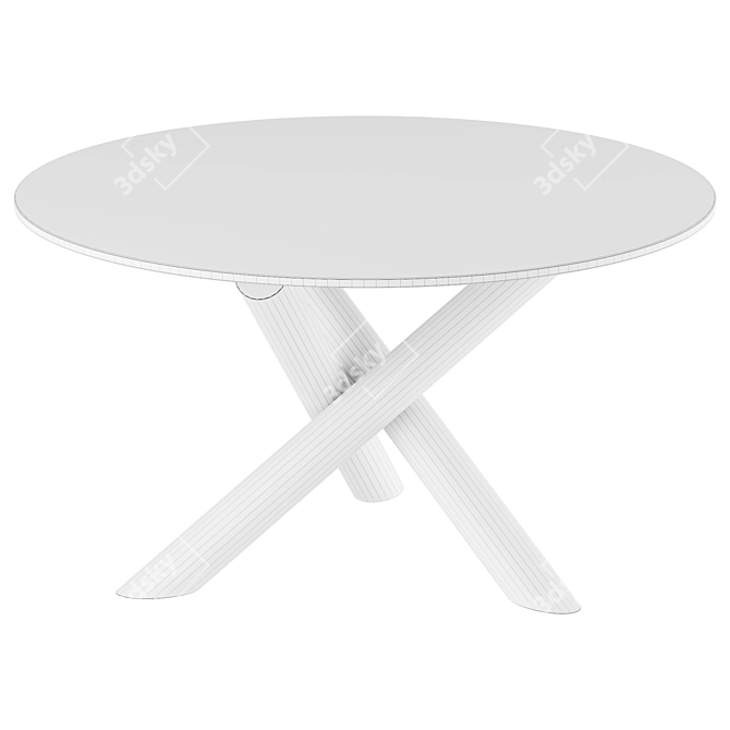 Elegant Minotti Outdoor Dining Table 3D model image 3