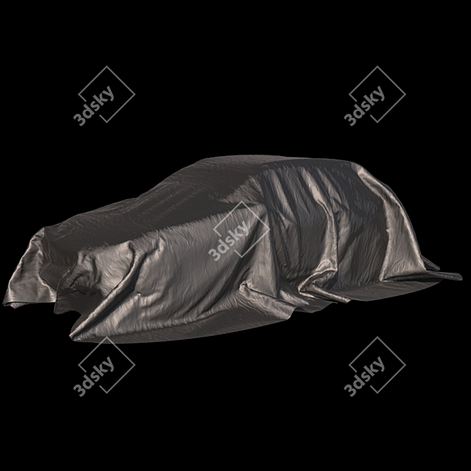 Universal Car Seat Cover 3D model image 3