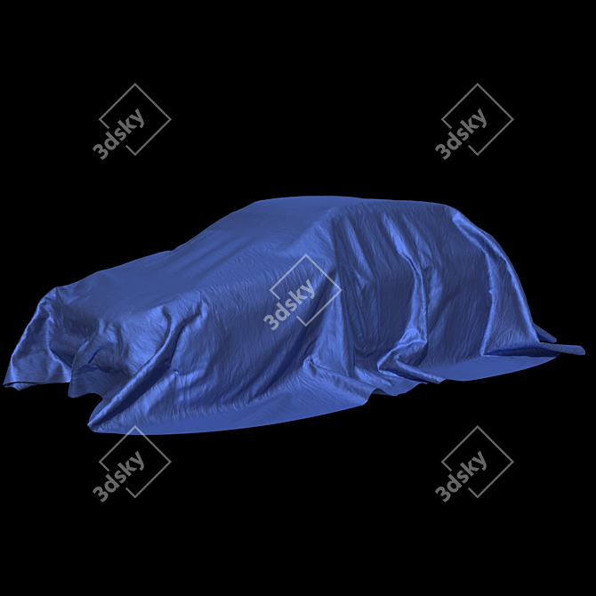 Universal Car Seat Cover 3D model image 4