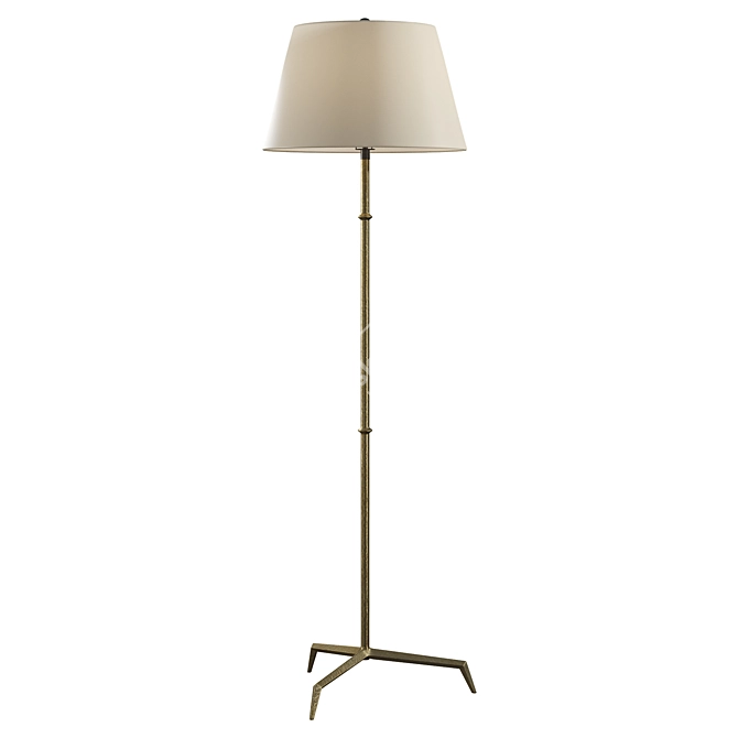 Sleek Yves Floor Lamp 3D model image 1