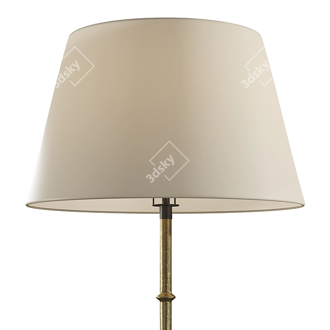 Sleek Yves Floor Lamp 3D model image 3