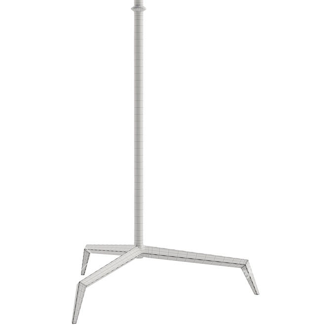 Sleek Yves Floor Lamp 3D model image 6