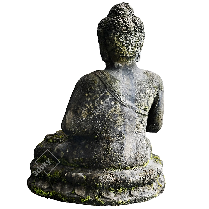 Buddha Statue 3D Model 2016 3D model image 3