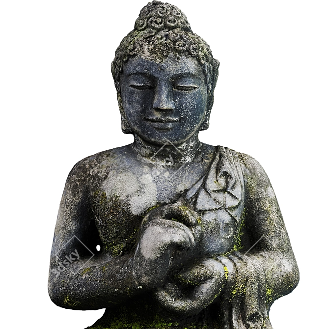 Buddha Statue 3D Model 2016 3D model image 4