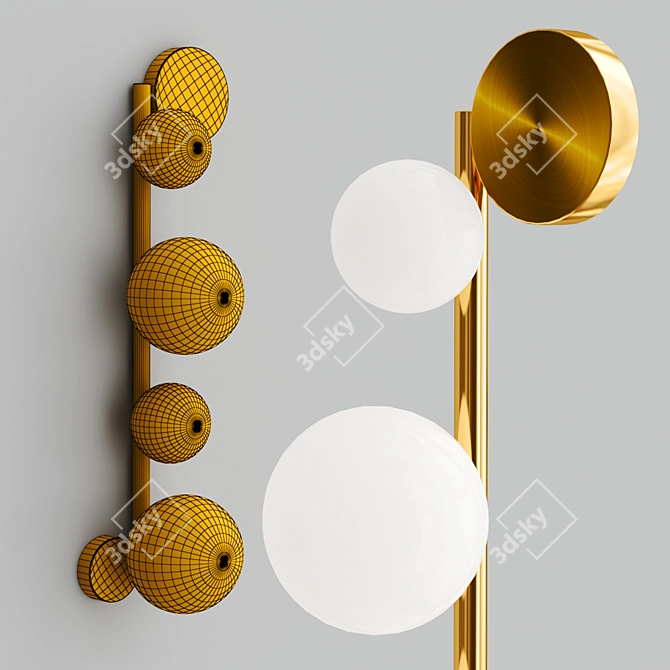 Boho Wall Light Fixture 2013 3D model image 3