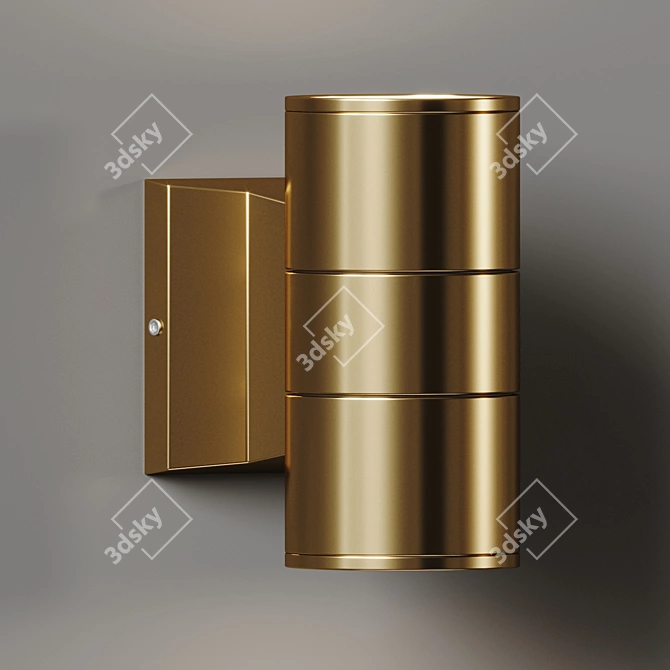 Modern Outdoor Wall Sconce Lighting 3D model image 3