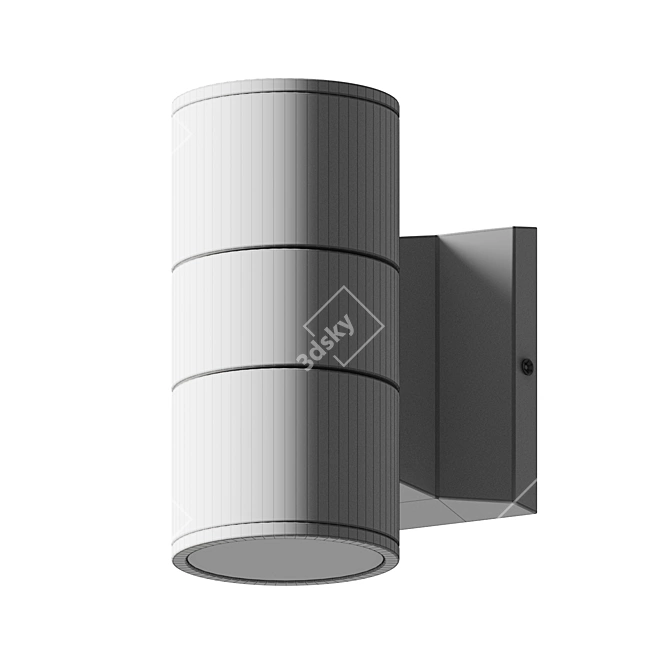 Modern Outdoor Wall Sconce Lighting 3D model image 5