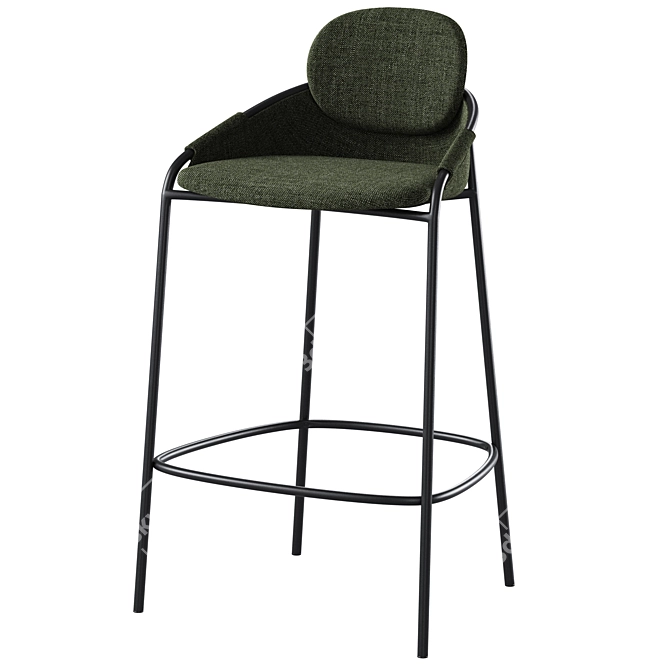 Modern Cosmo Claudio Bar Stool 3D model image 4