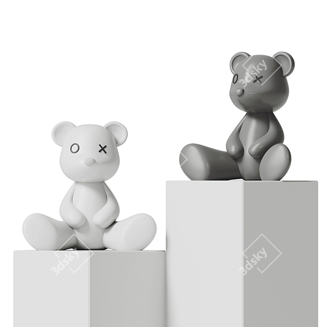 Bear 3D Model for Vray 3D model image 1