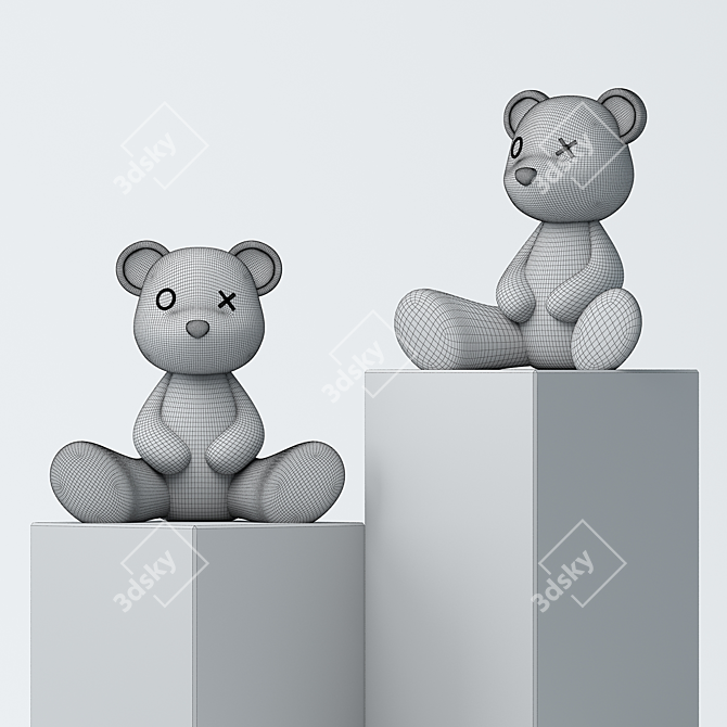 Bear 3D Model for Vray 3D model image 2