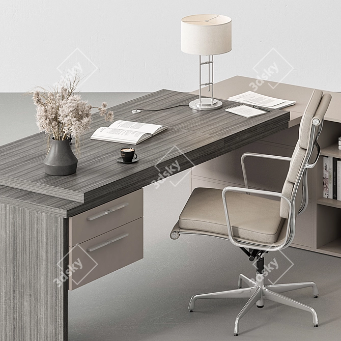  Workspace Essentials Furniture Bundle 3D model image 3