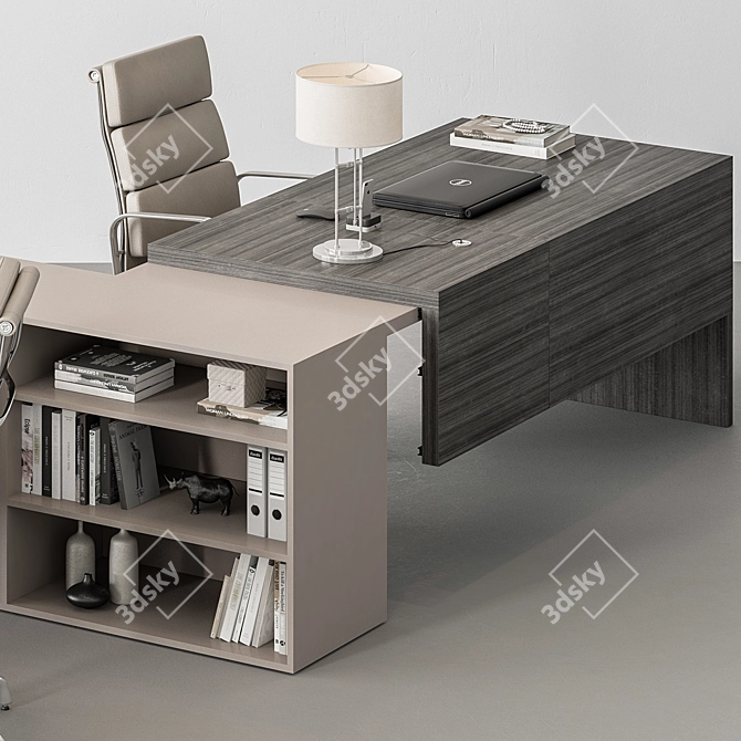  Workspace Essentials Furniture Bundle 3D model image 4