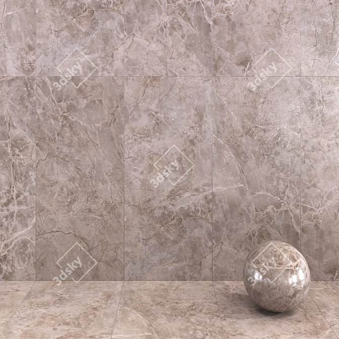 Infinite Marble Tiles Collection 3D model image 1