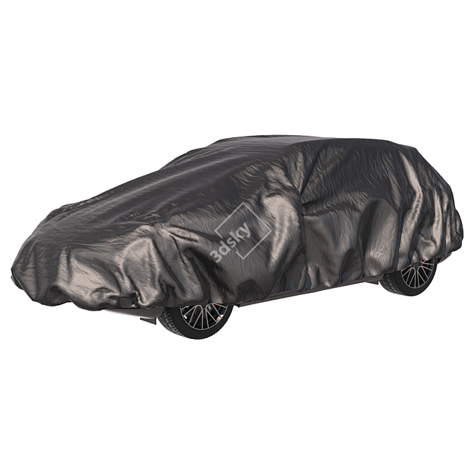 Porsche Cayenne S 2019 Car Cover 3D model image 2