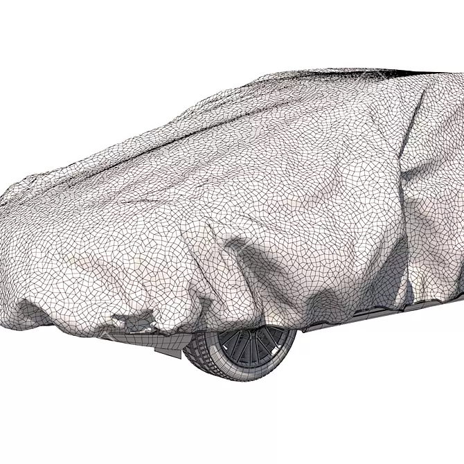 Porsche Cayenne S 2019 Car Cover 3D model image 5