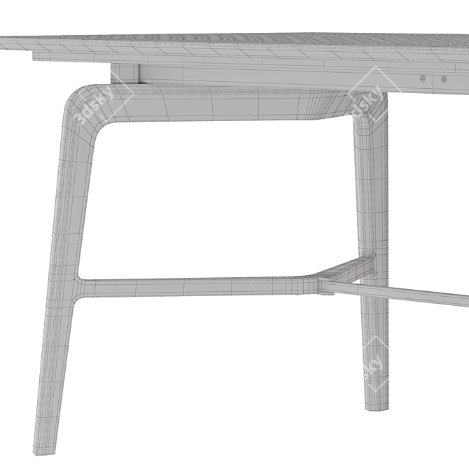 Modern Giorgetti Blade Desk Table 3D model image 6