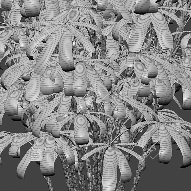 Versatile 3D Plant Models Bundle 3D model image 4