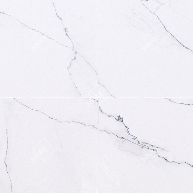 Infinite Lincoln Marble Tiles - FondoValle 3D model image 2