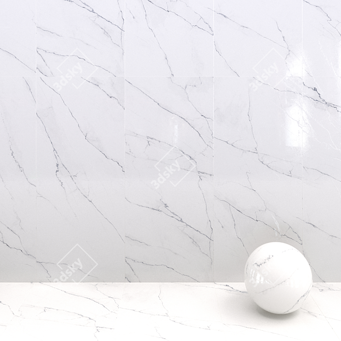 Infinite Lincoln Marble Tiles - FondoValle 3D model image 5