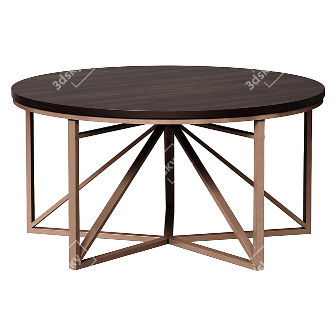 Mid-Century Coffee Table Madison 3D model image 1