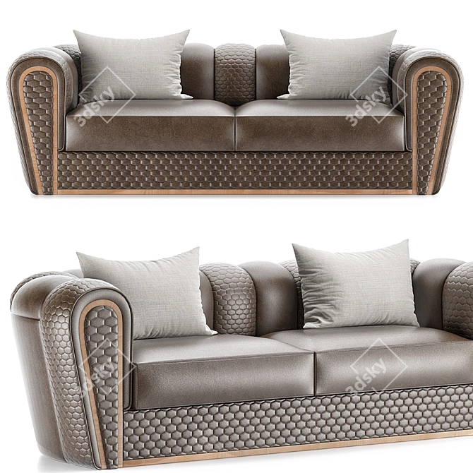 Tonino Lamborghini Casa RITA CURVE Sofa 3D model image 1