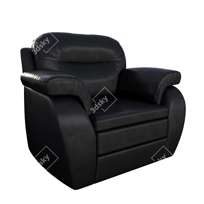 Luxury Lounge Armchair "Gorward 3D model image 1