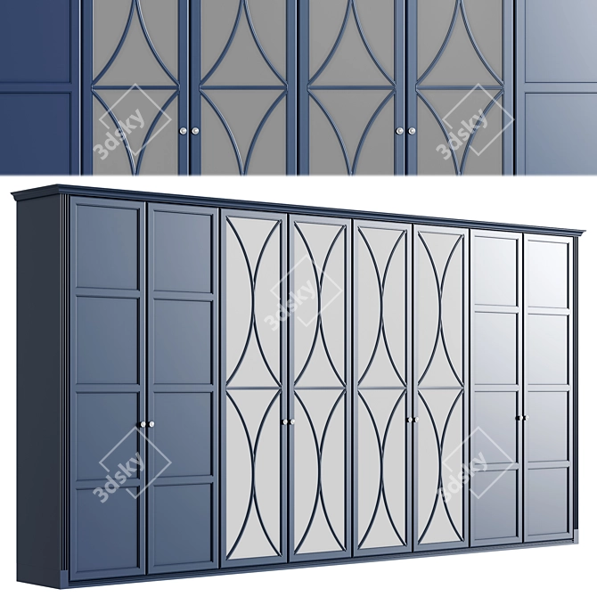 Corona Wardrobe_22 Modular Design 3D model image 2