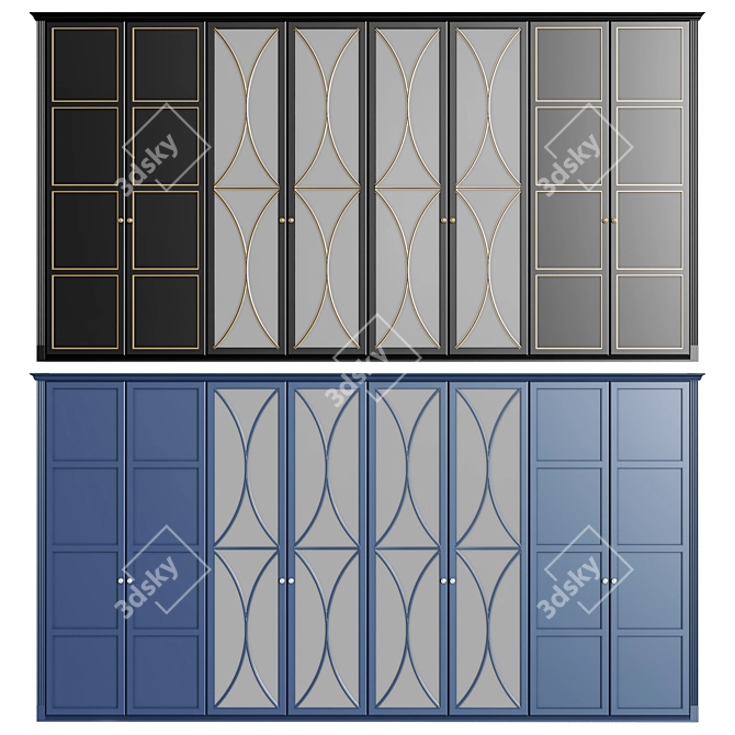 Corona Wardrobe_22 Modular Design 3D model image 3