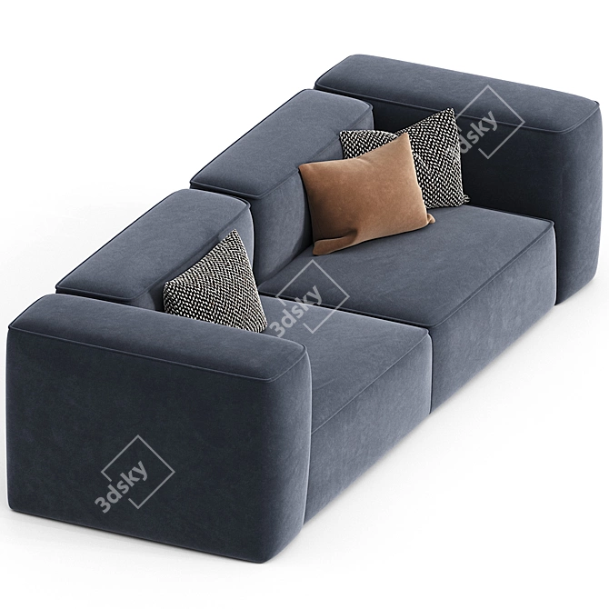 Modern Modular Meester Sofa Set 3D model image 2