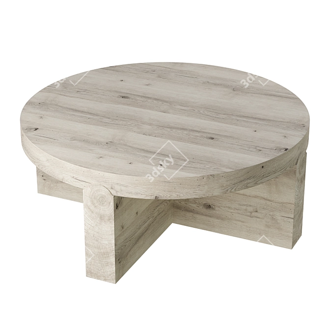 Donel Coffee Table: Sleek Elegance 3D model image 5